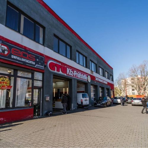 GTÜ KFZ-Prüfstelle EOS Berlin-Neukölln – Außenansicht